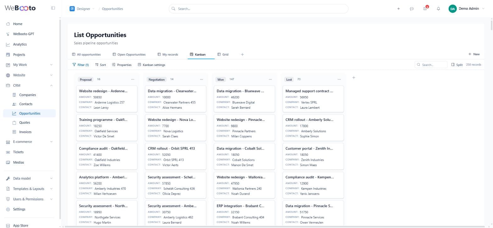 Webooto AI CRM